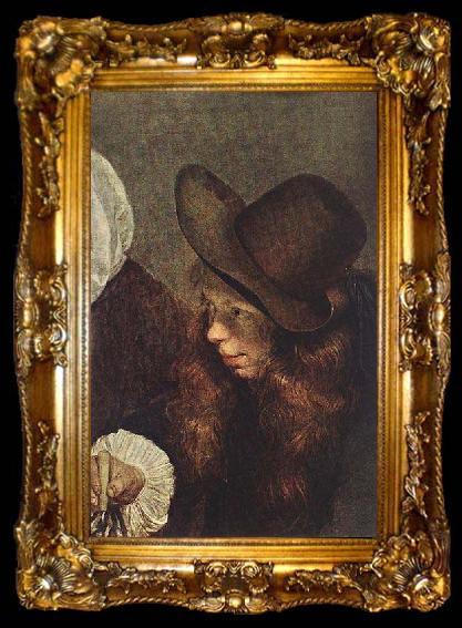 framed  Gerard ter Borch the Younger The Glass of Lemonade, ta009-2